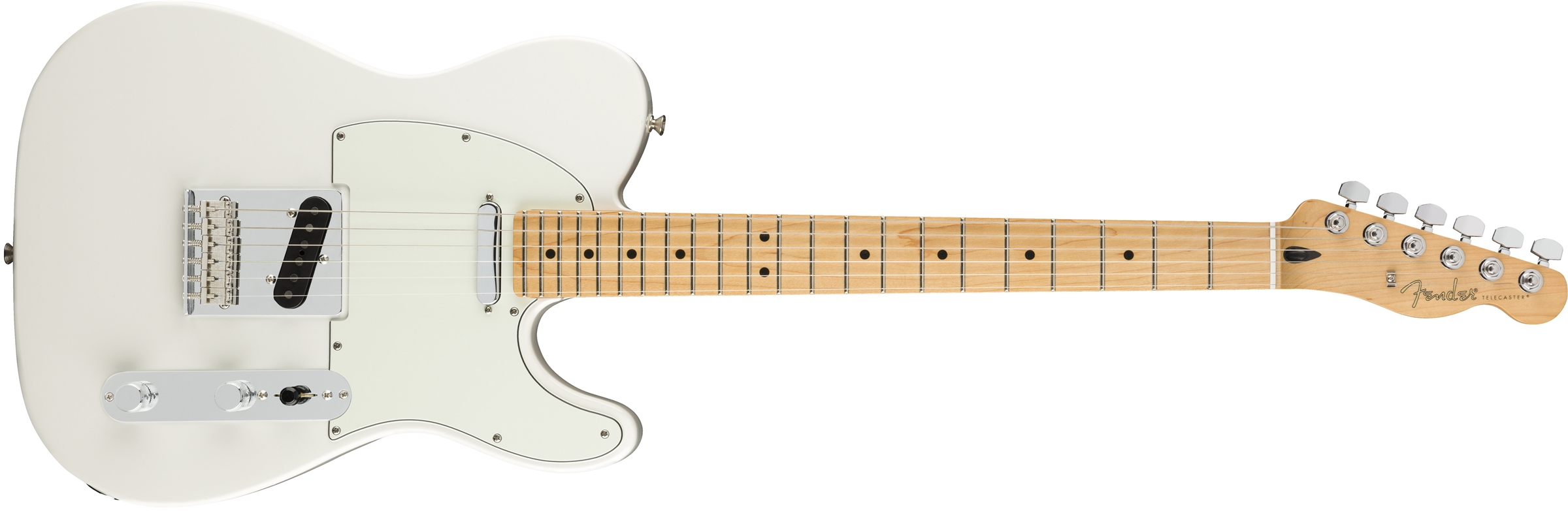 Fender Tele Player Mex Mn - Polar White - Tel shape electric guitar - Variation 1