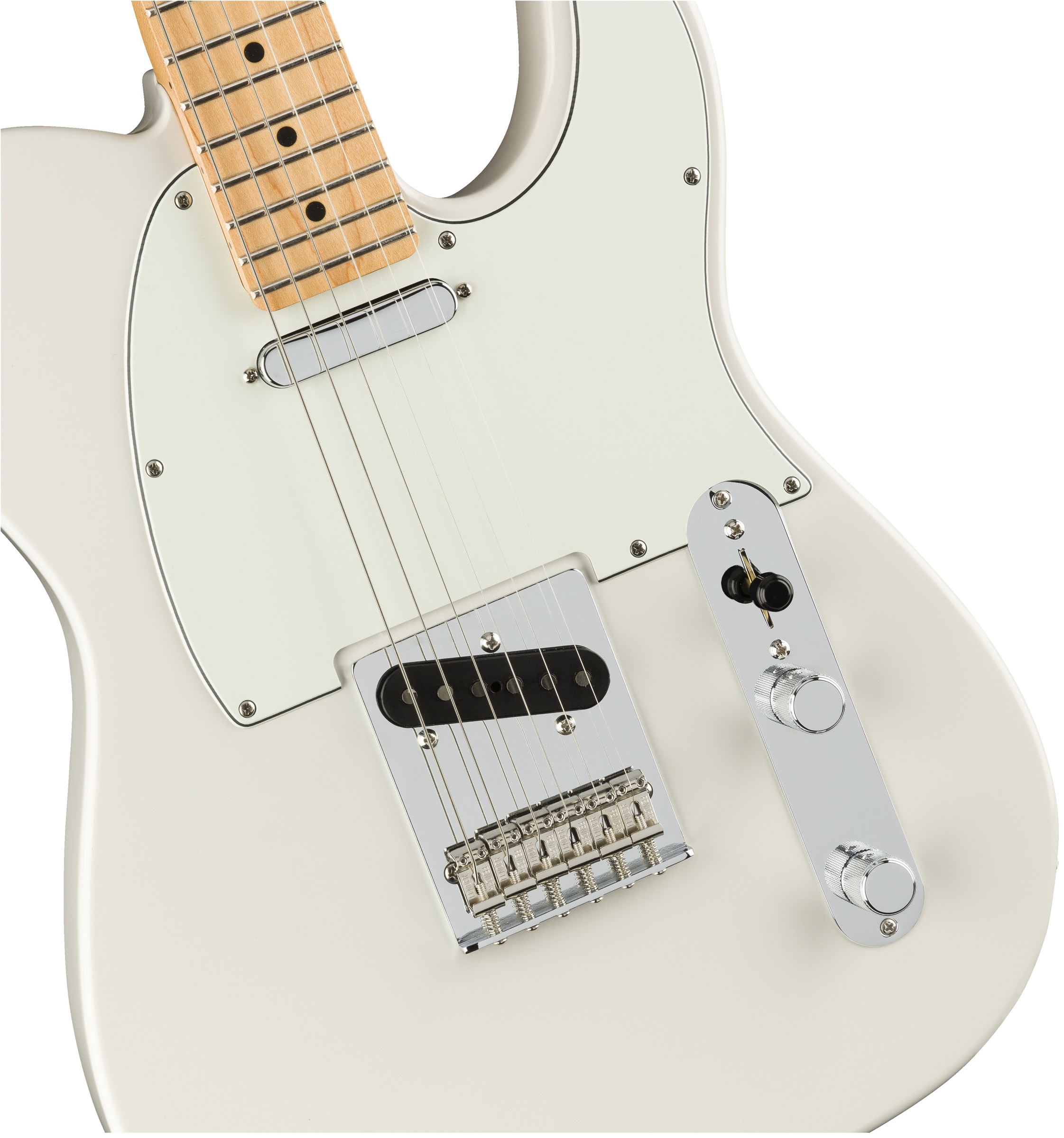 Fender Tele Player Mex Mn - Polar White - Tel shape electric guitar - Variation 3