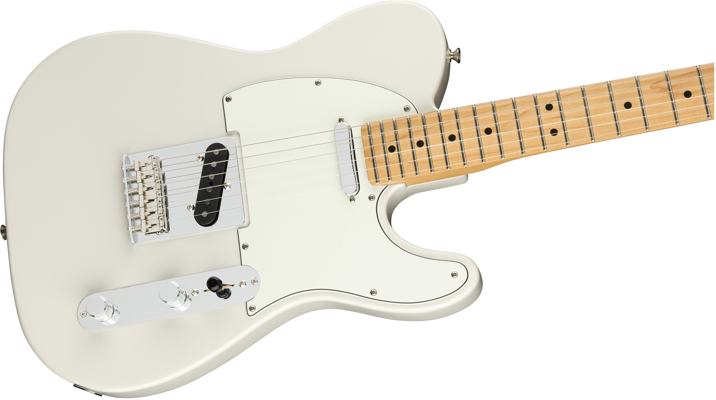 Fender Tele Player Mex Mn - Polar White - Tel shape electric guitar - Variation 4