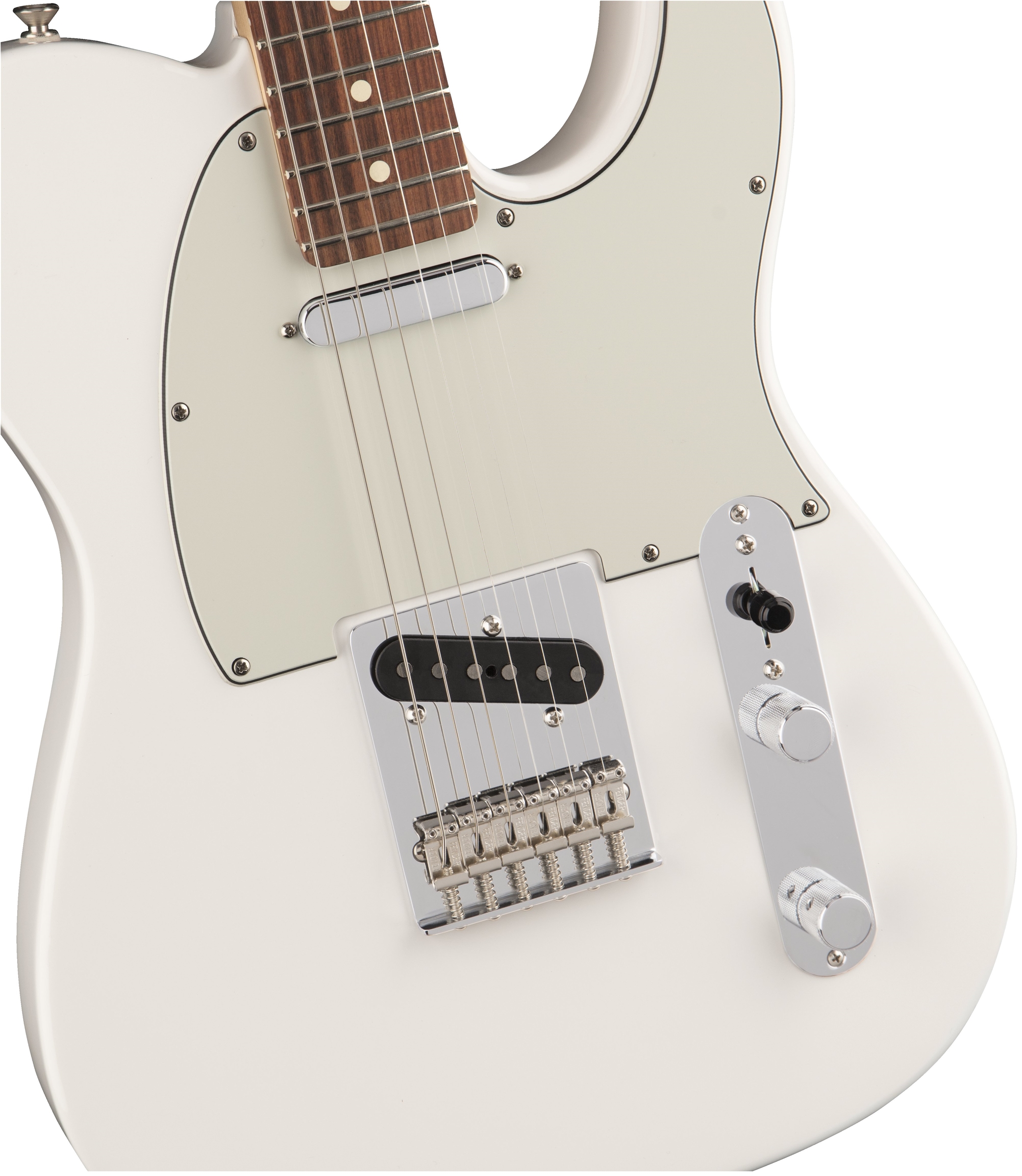 Fender Tele Player Mex Ss Pf - Polar White - Tel shape electric guitar - Variation 2