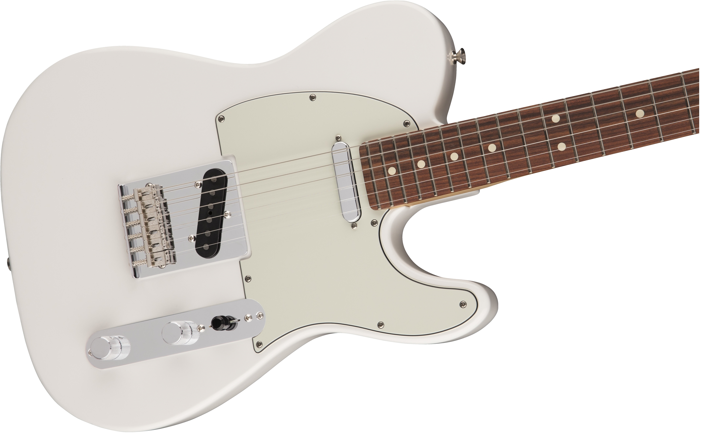 Fender Tele Player Mex Ss Pf - Polar White - Tel shape electric guitar - Variation 3