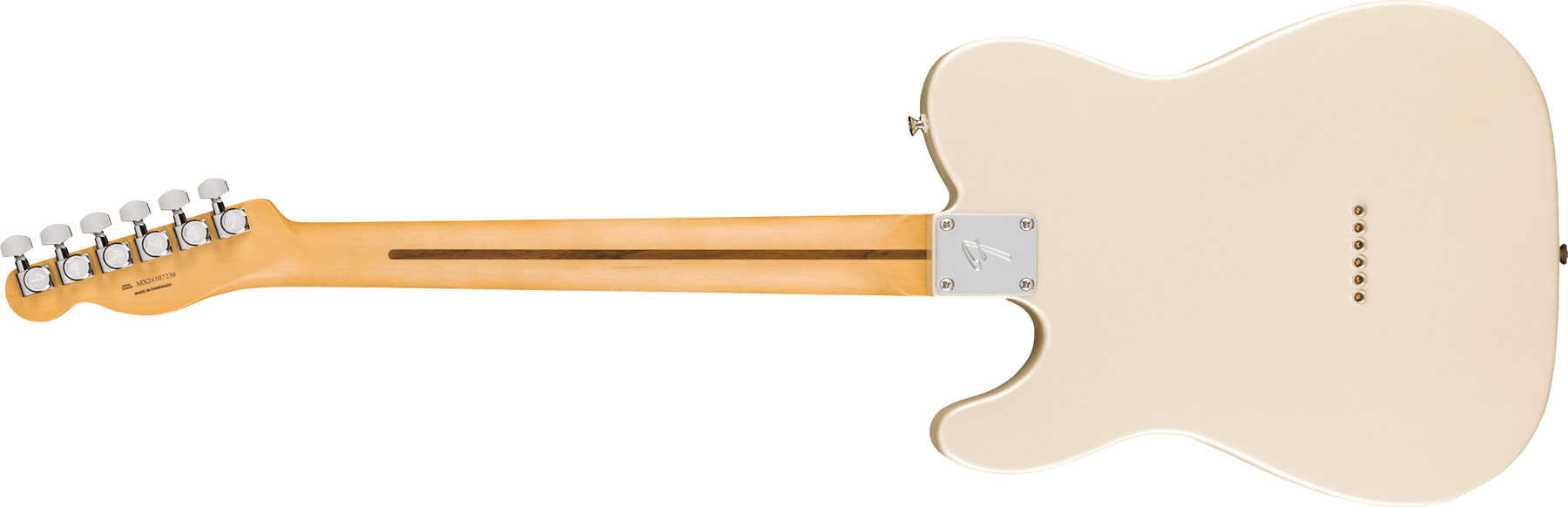 Fender Tele Sh Player Ii Modified Mex 2s Ht Mn - Olympic Pearl - Tel shape electric guitar - Variation 1