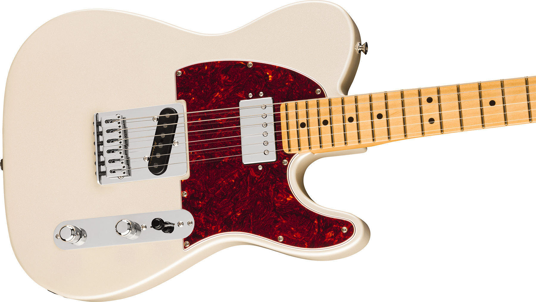 Fender Tele Sh Player Ii Modified Mex 2s Ht Mn - Olympic Pearl - Tel shape electric guitar - Variation 2