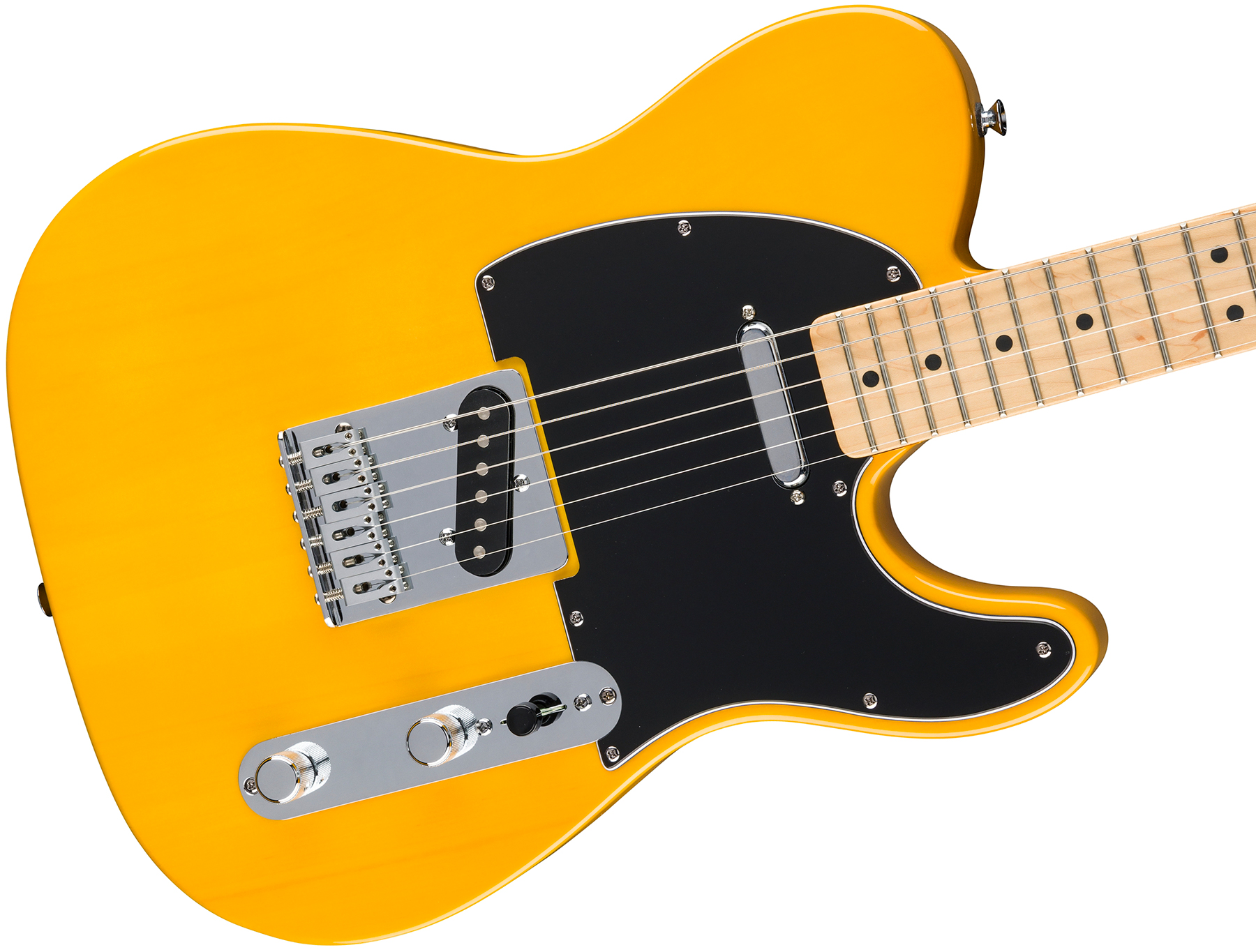 Fender Tele Standard Ind 2s Ht Mn - Butterscotch Blonde - Tel shape electric guitar - Variation 2