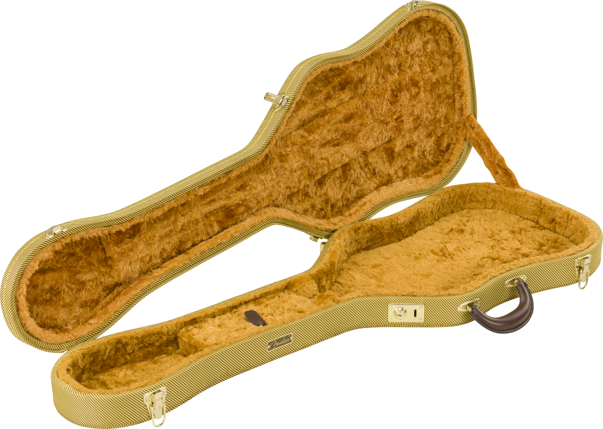 Fender Tele Thermometer Electric Guitar Case Bois Tweed - Electric guitar case - Variation 1