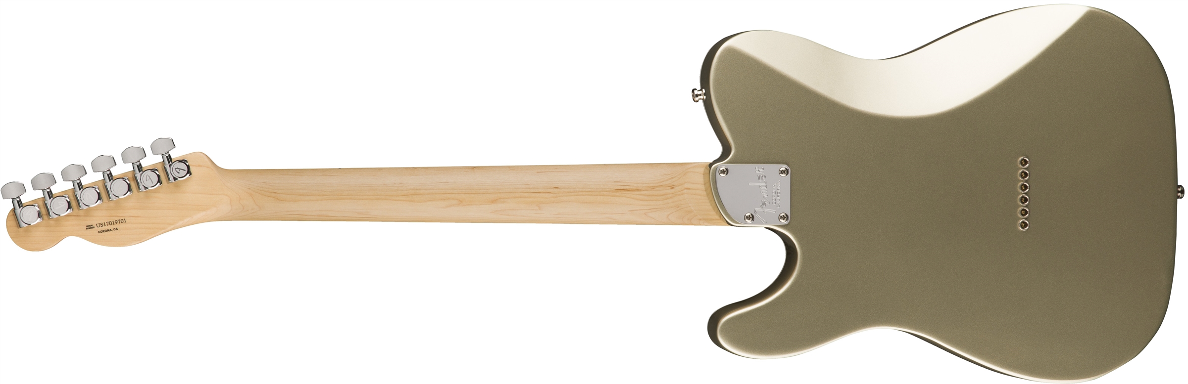 Fender Tele Thinline American Elite Usa 2017 2s Mn - Champagne - Semi-hollow electric guitar - Variation 1