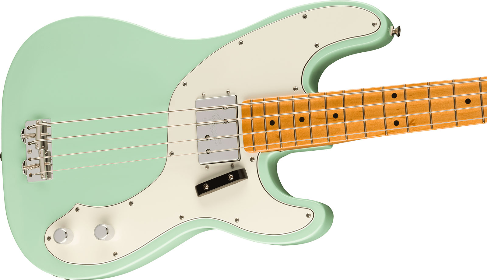 Fender Tele Bass 70s Vintera 2 Mex Mn - Surf Green - Solid body electric bass - Variation 2