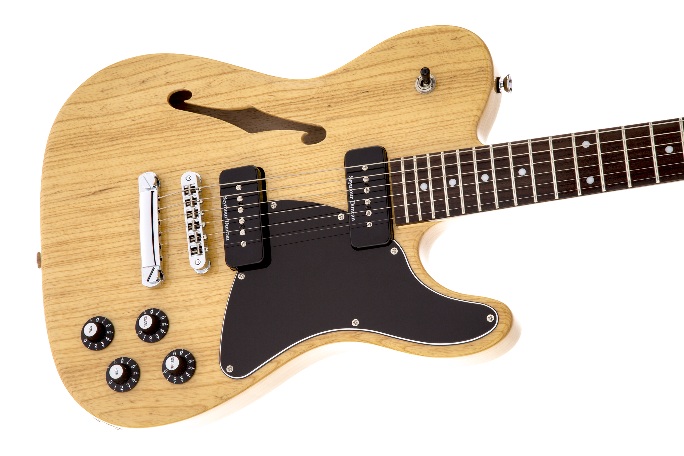 Fender Jim Adkins Tele Ja-90 Mex Signature 2p90 - Natural - Semi-hollow electric guitar - Variation 2