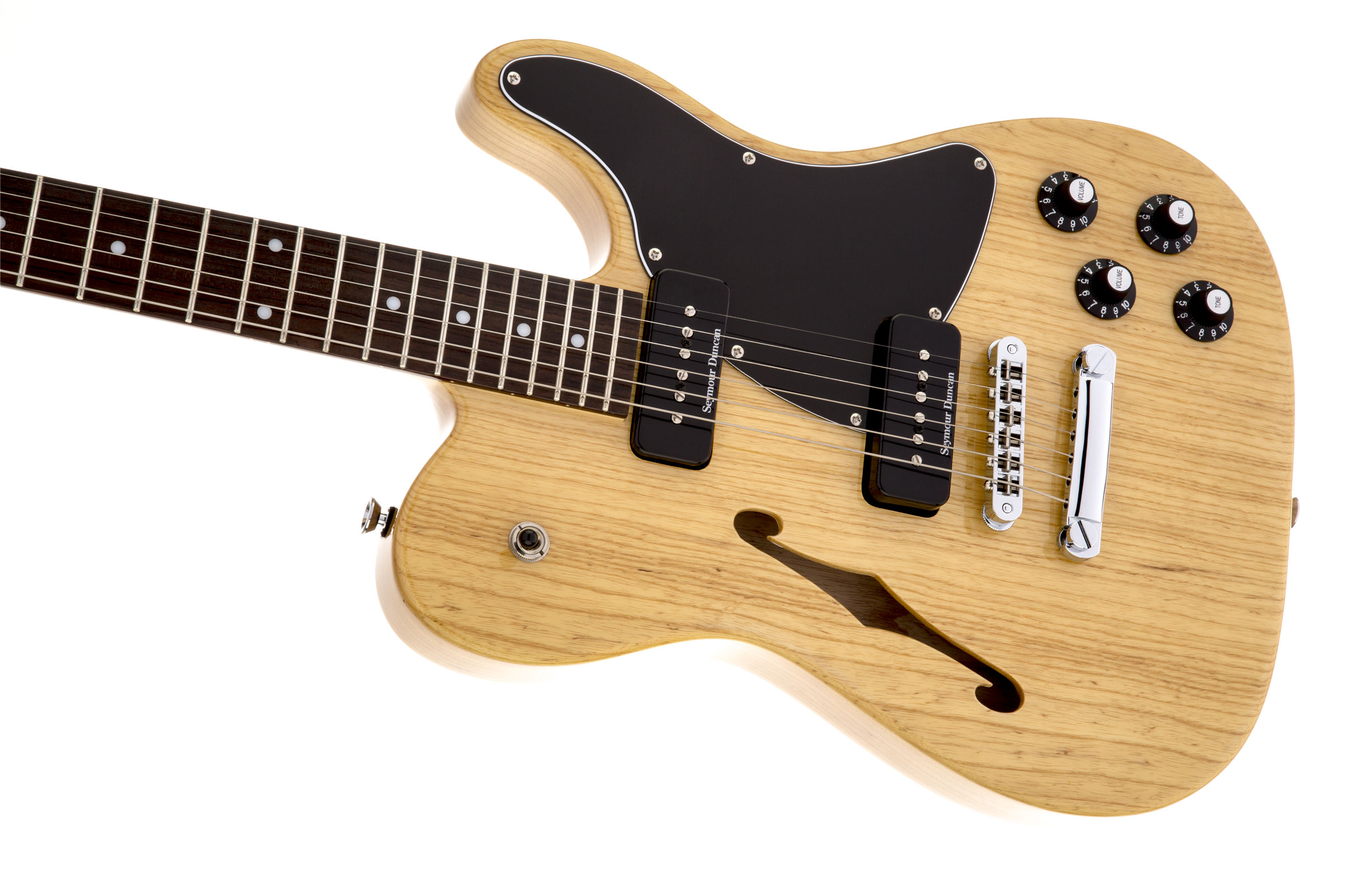 Fender Jim Adkins Tele Ja-90 Mex Signature 2p90 - Natural - Semi-hollow electric guitar - Variation 3