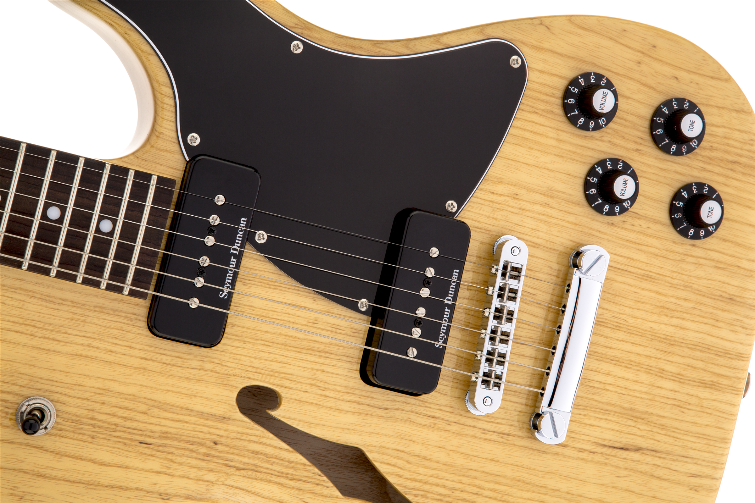 Fender Jim Adkins Tele Ja-90 Mex Signature 2p90 - Natural - Semi-hollow electric guitar - Variation 4