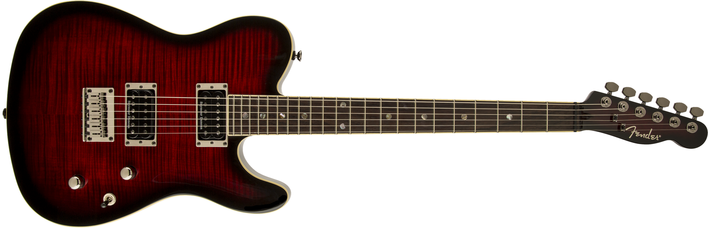 Fender Telecaster Korean Special Edition Custom Fmt (lau) - Black Cherry Burst - Tel shape electric guitar - Variation 1