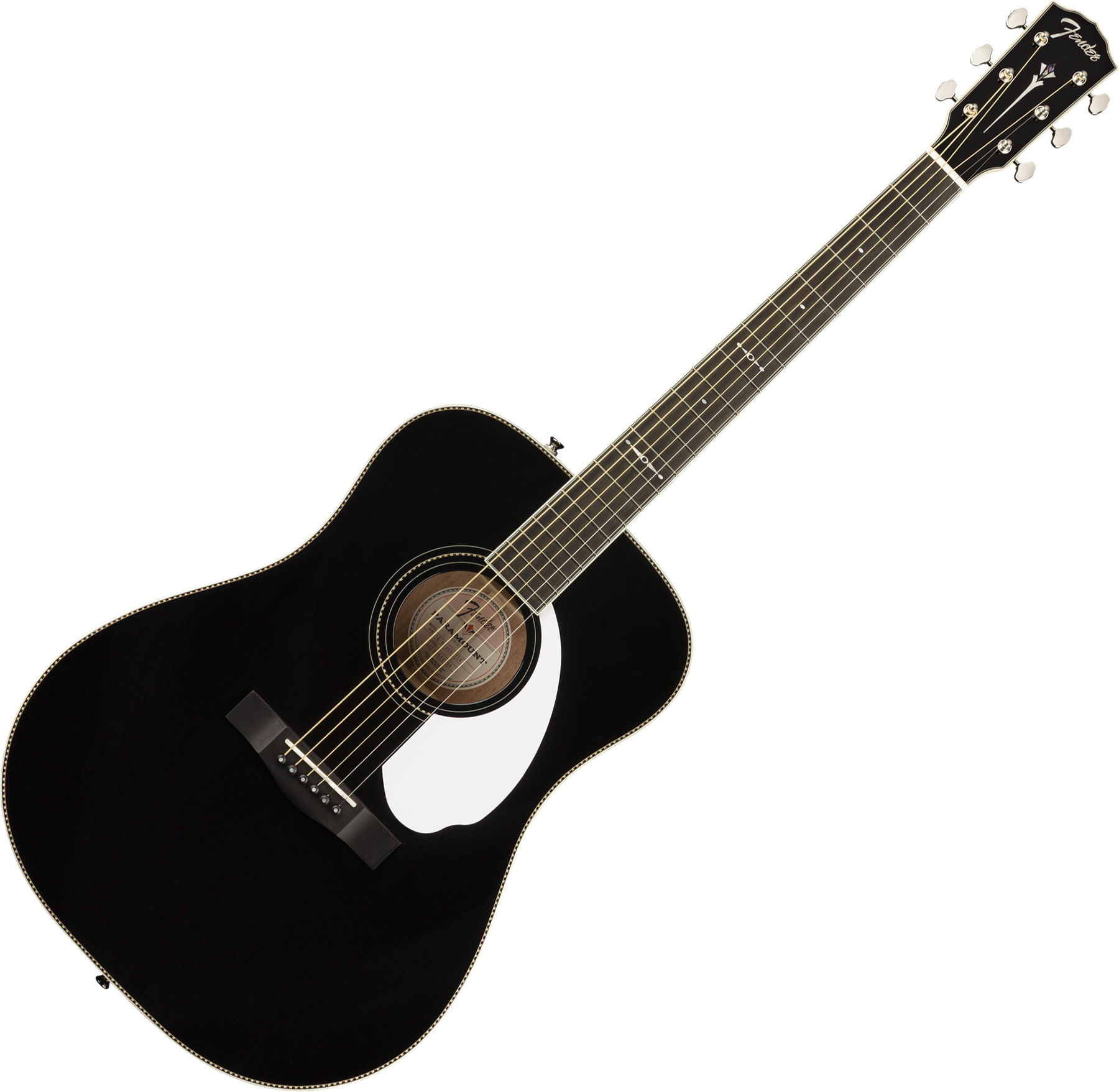 Fender Tim Armstrong 10th Anniversary Hellcat Walnut Fingerboard Black Acoustic Electric Guitar 