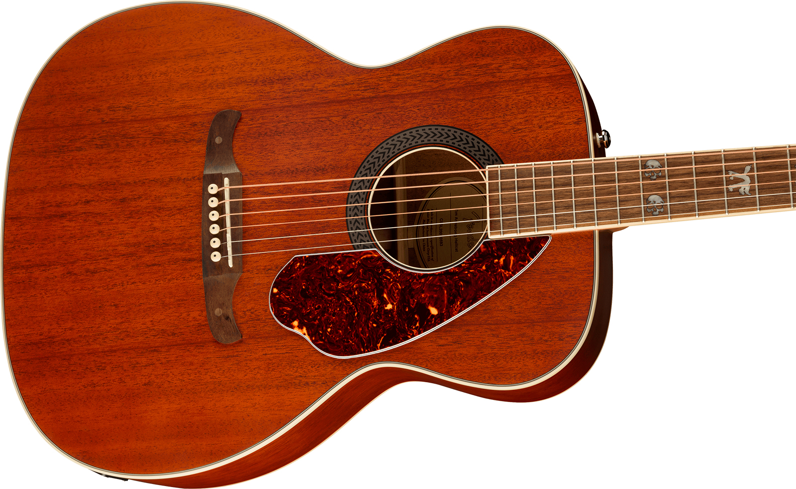 Fender Tim Armstrong Hellcat Concert Epicea Acajou Wal - Natural Satin - Folk guitar - Variation 2