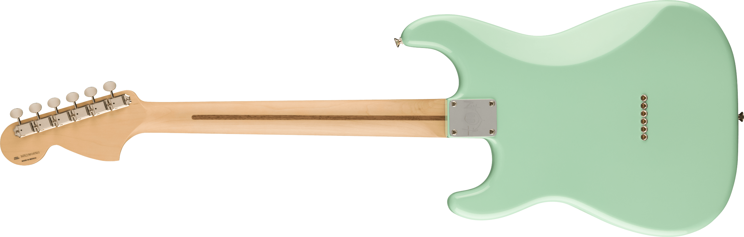 Fender Tom Delonge Ltd Mex Signature 1h Ht Rw - Surf Green - Str shape electric guitar - Variation 1