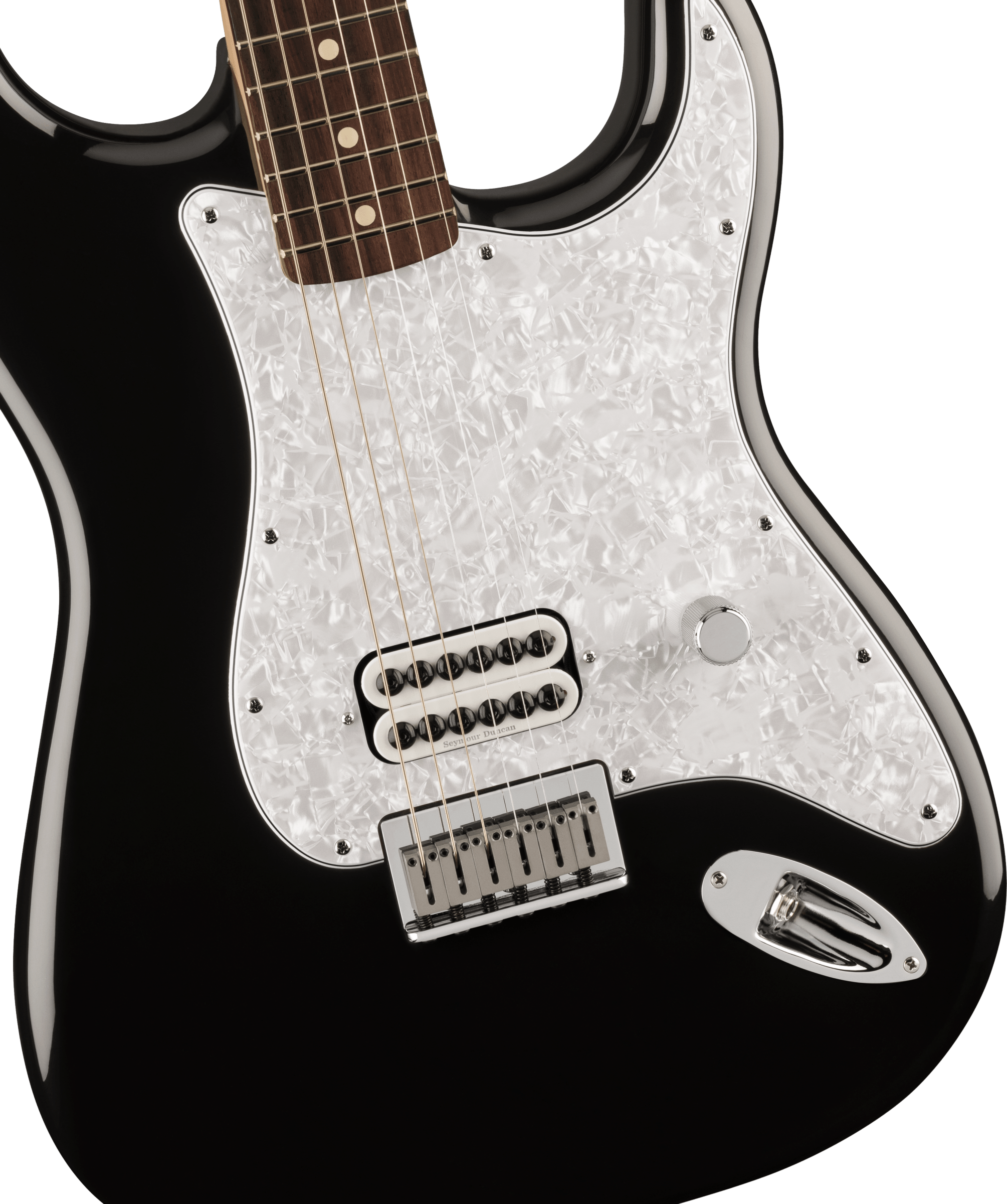 Fender Tom Delonge Ltd Mex Signature 1h Ht Rw - Black - Str shape electric guitar - Variation 2