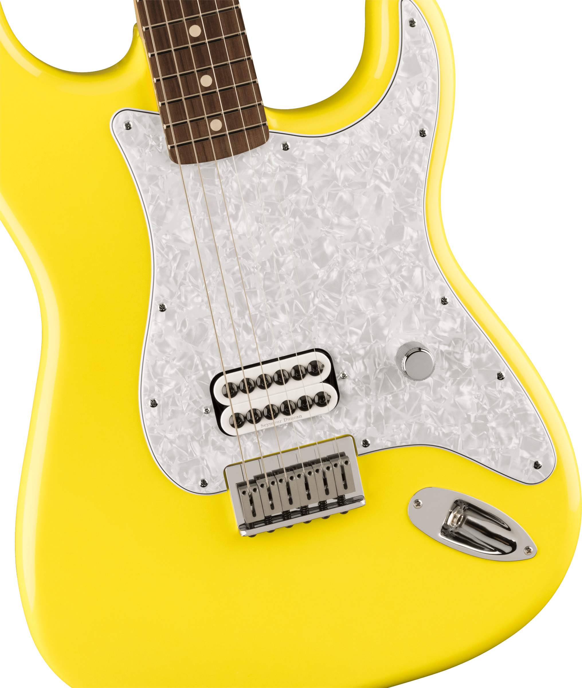Fender Tom Delonge Ltd Mex Signature 1h Ht Rw - Graffiti Yellow - Str shape electric guitar - Variation 2