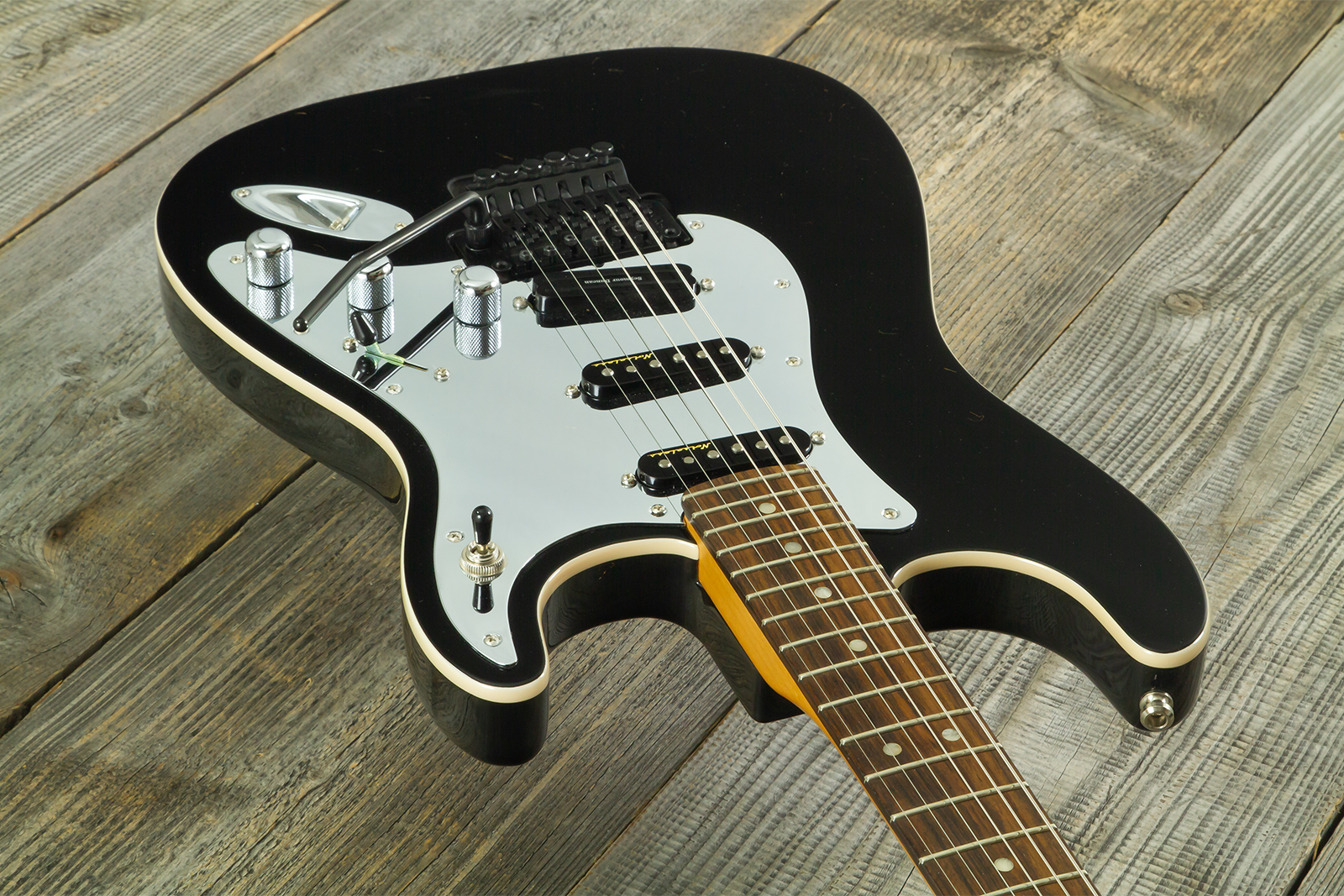 Fender Tom Morello Strat Mex Signature Hss Fr Rw #mx22308 - Black - Str shape electric guitar - Variation 2