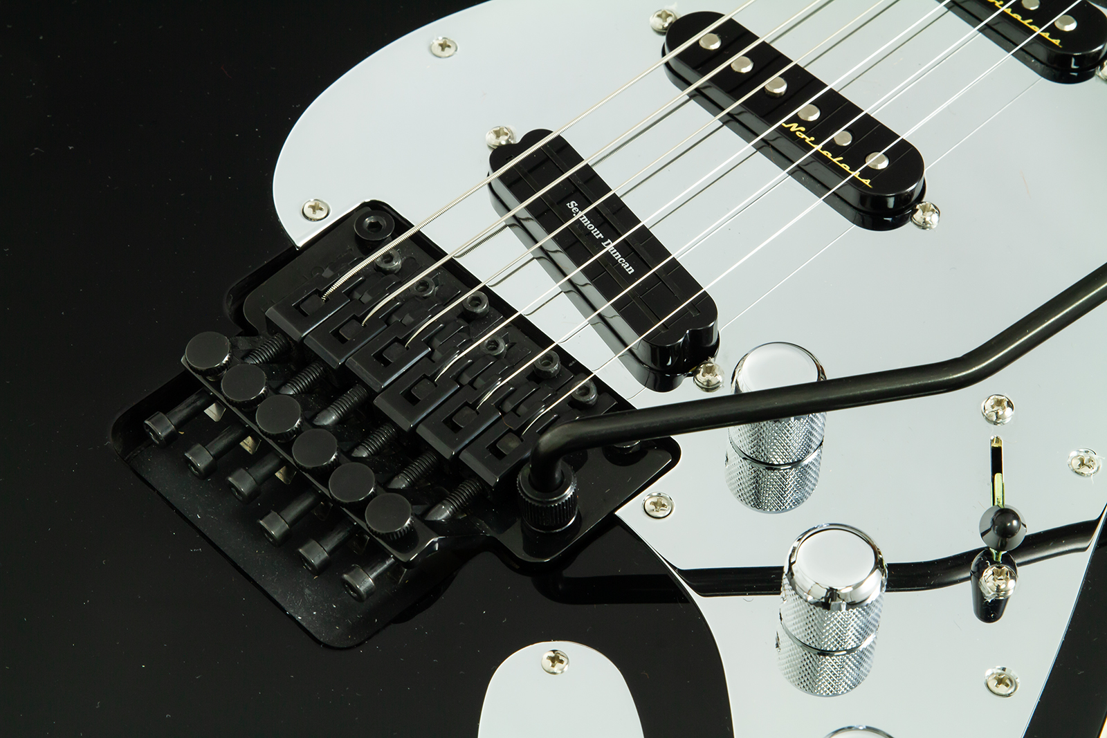 Fender Tom Morello Strat Mex Signature Hss Fr Rw #mx22308 - Black - Str shape electric guitar - Variation 5