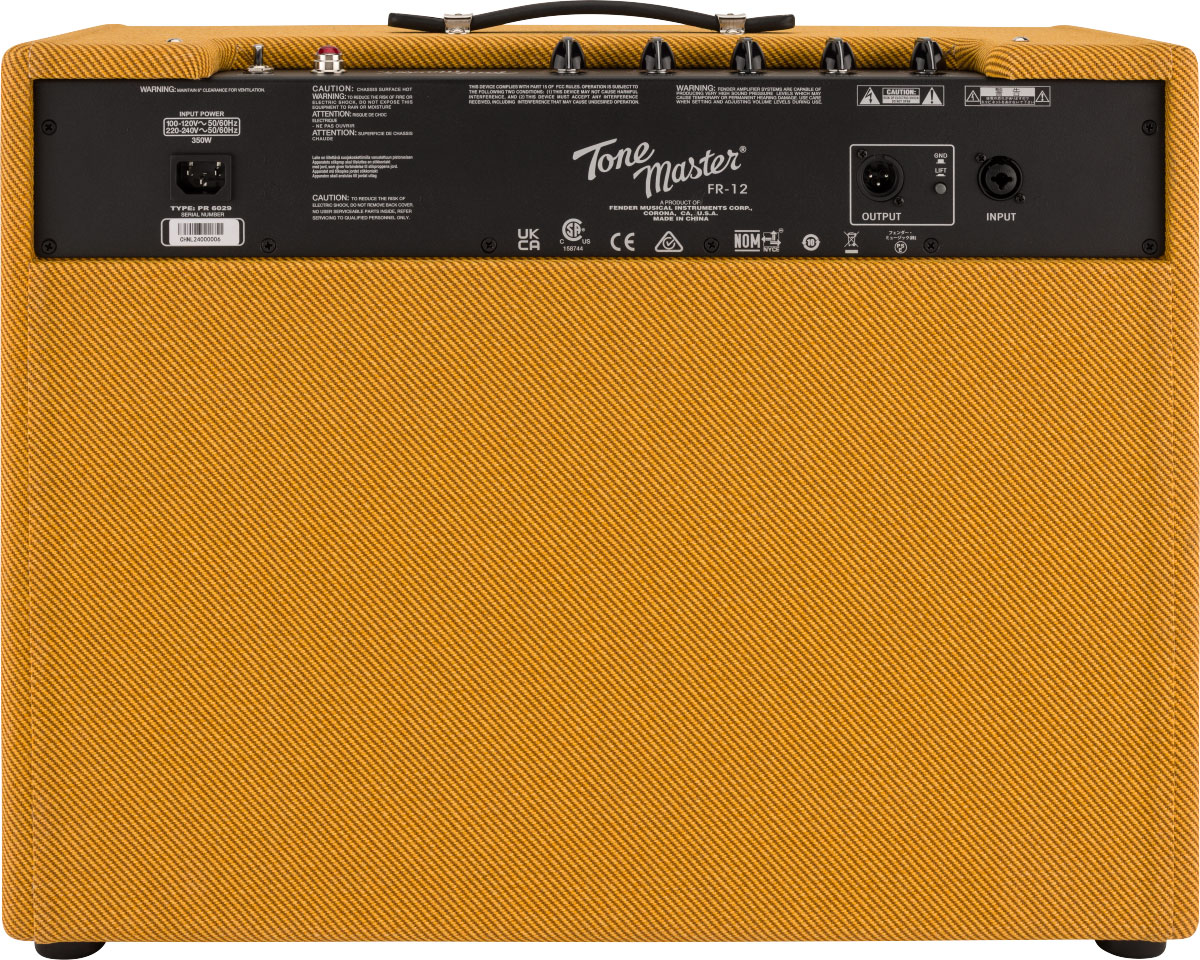 Fender Tone Master Fr12 Powered Speaker Cab 1x12 1000w Tweed - Electric guitar combo amp - Variation 1