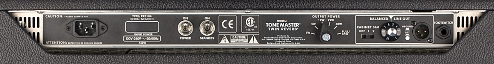 Fender Tone Master Twin Reverb 200w 2x12 - Electric guitar combo amp - Variation 4