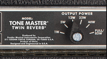 Bedstefar Formode frustrerende Fender Tone Master Twin Reverb Electric guitar combo amp