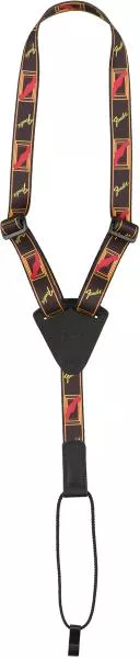 More stringed instruments accessories Fender Ukulele Strap Black / Yellow / Red