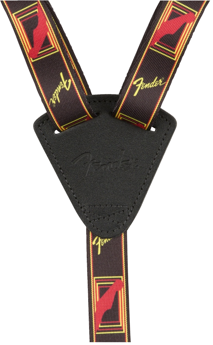 Fender Ukulele Strap Black / Yellow / Red - More stringed instruments accessories - Variation 1