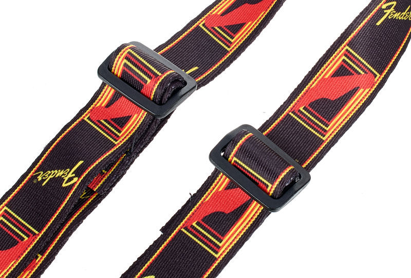 Fender Ukulele Strap Black / Yellow / Red - More stringed instruments accessories - Variation 3