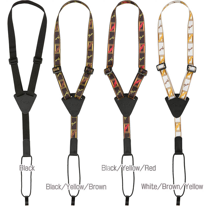 Fender Ukulele Strap Black / Yellow / Red - More stringed instruments accessories - Variation 4