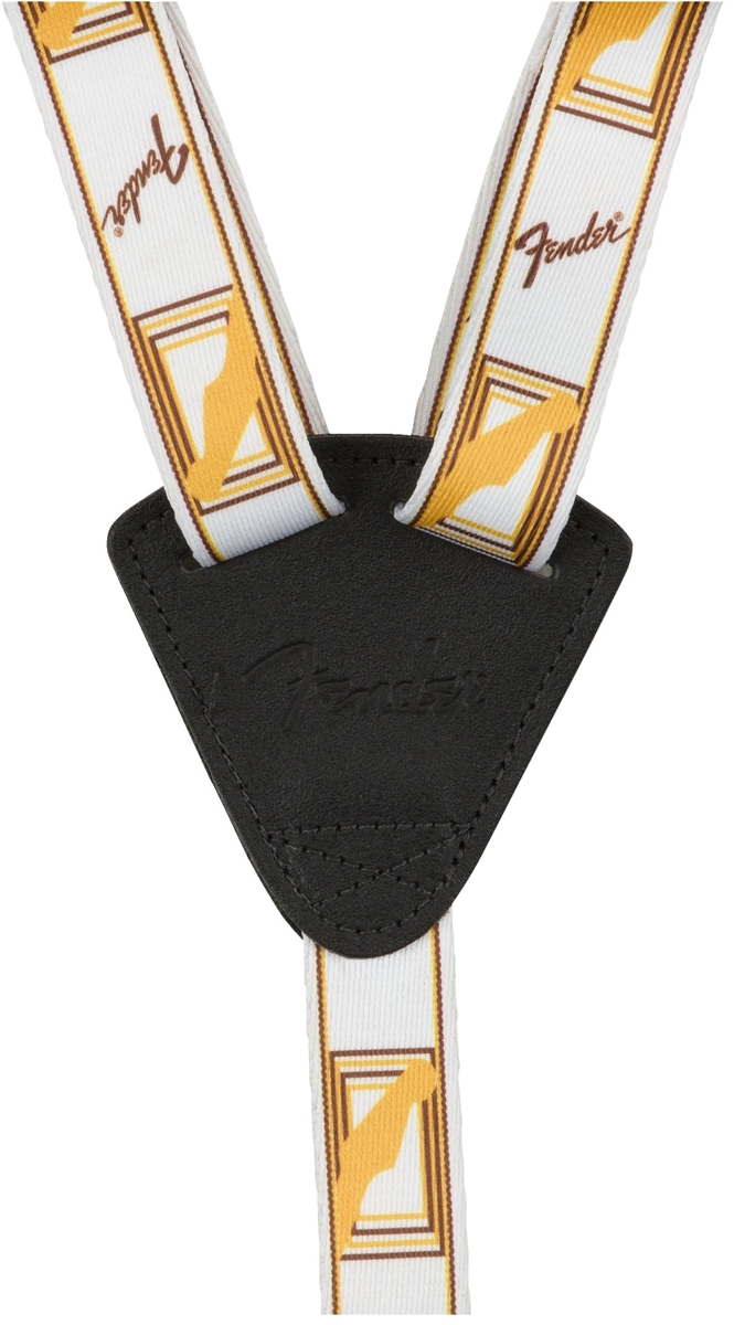 Fender Ukulele Strap White / Brown / Yellow - More stringed instruments accessories - Variation 1