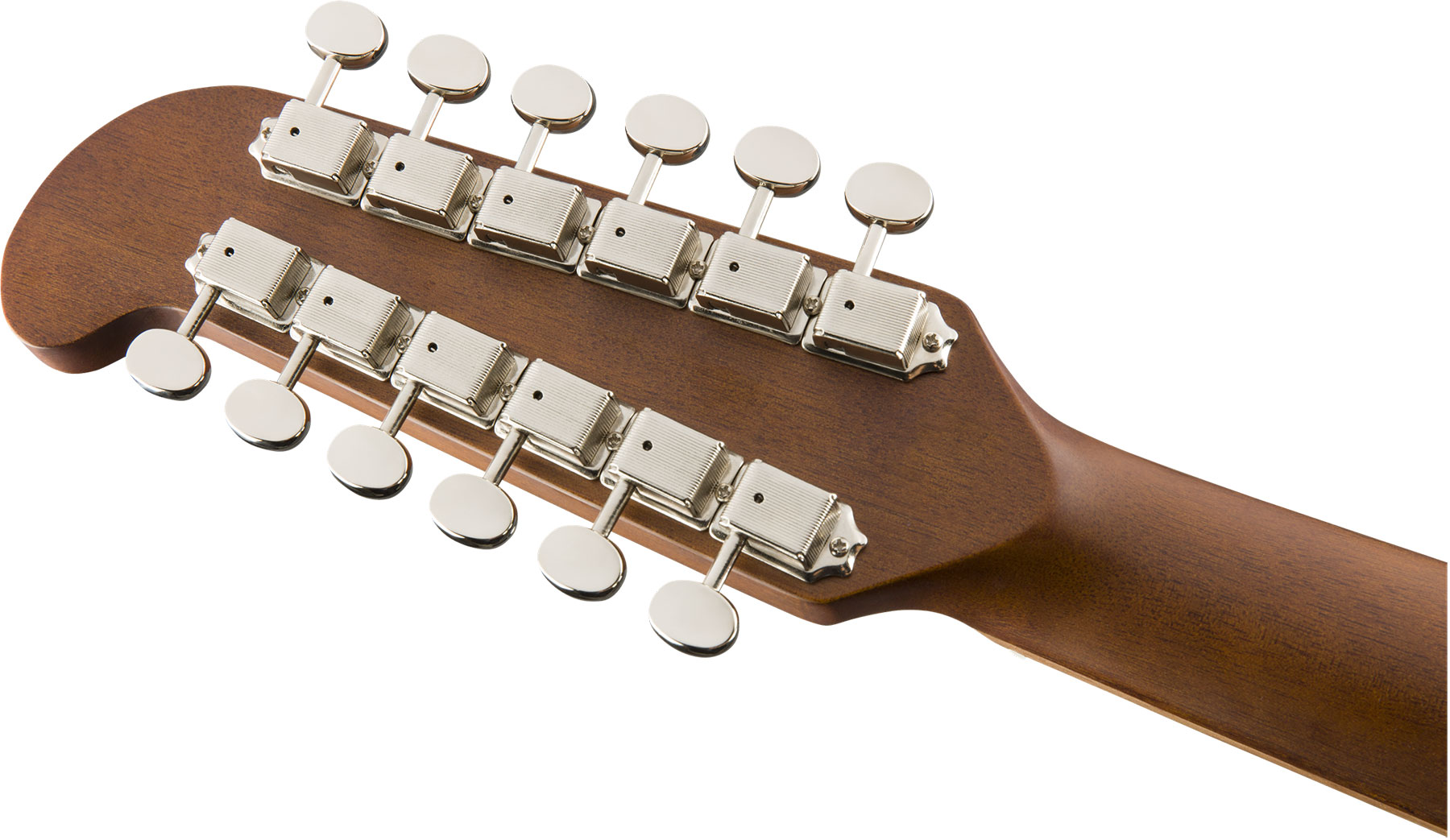 Fender Villager 12-string Dreadnought Cw 12c Epicea Acajou Wal - Black - Electro acoustic guitar - Variation 3