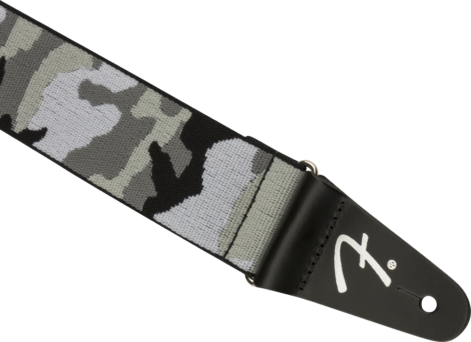 Fender Weighless 2 Inches Camo Guitar Strap Gray - Guitar strap - Variation 1