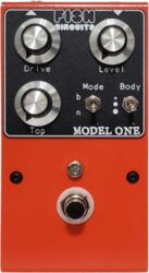 Overdrive, distortion & fuzz effect pedal Fish circuits MODEL ONE OVERDRIVE ORANGE