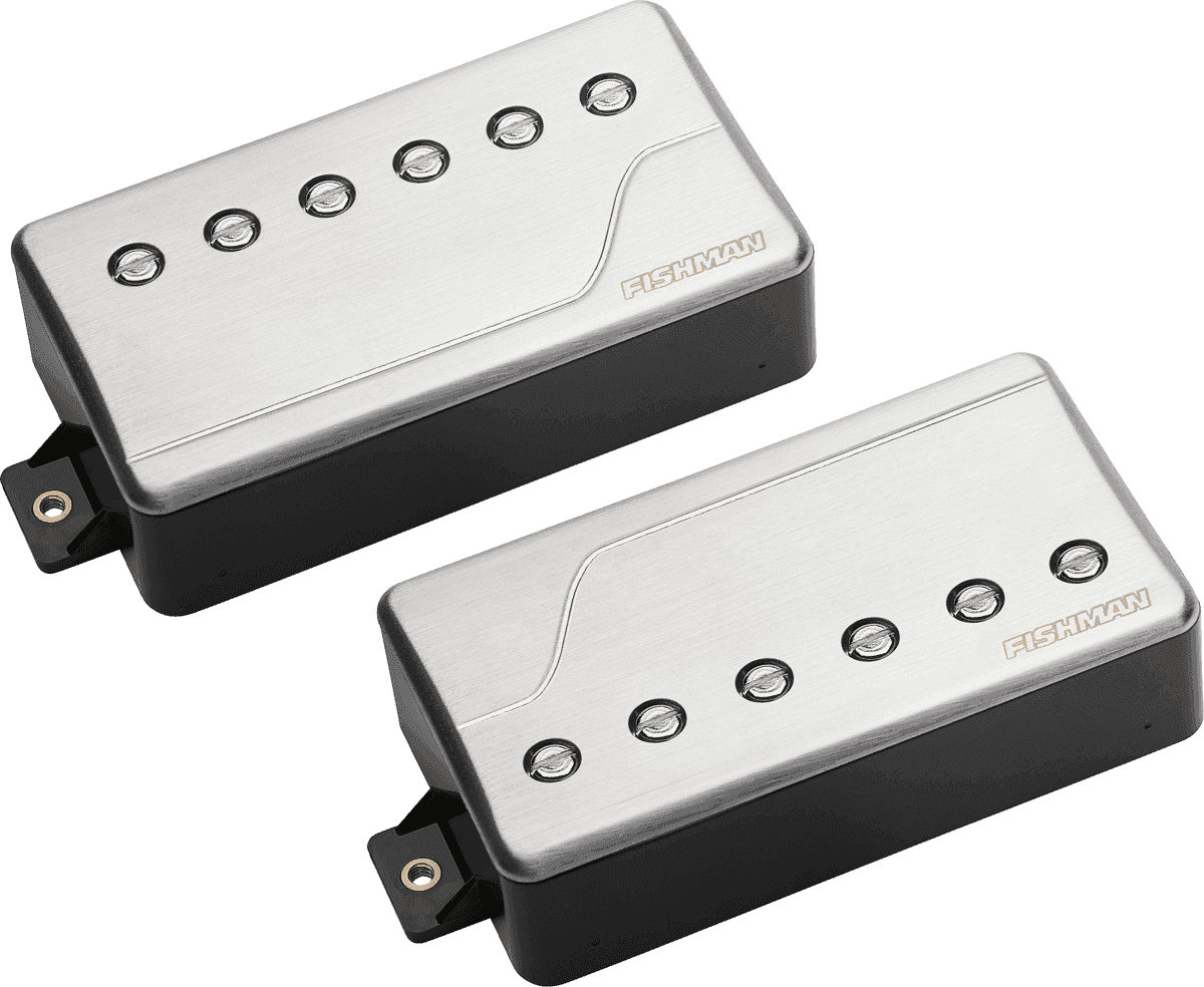 Fishman Fluence Classic Humbucker Set Brushed Stainless - Electric guitar pickup - Main picture