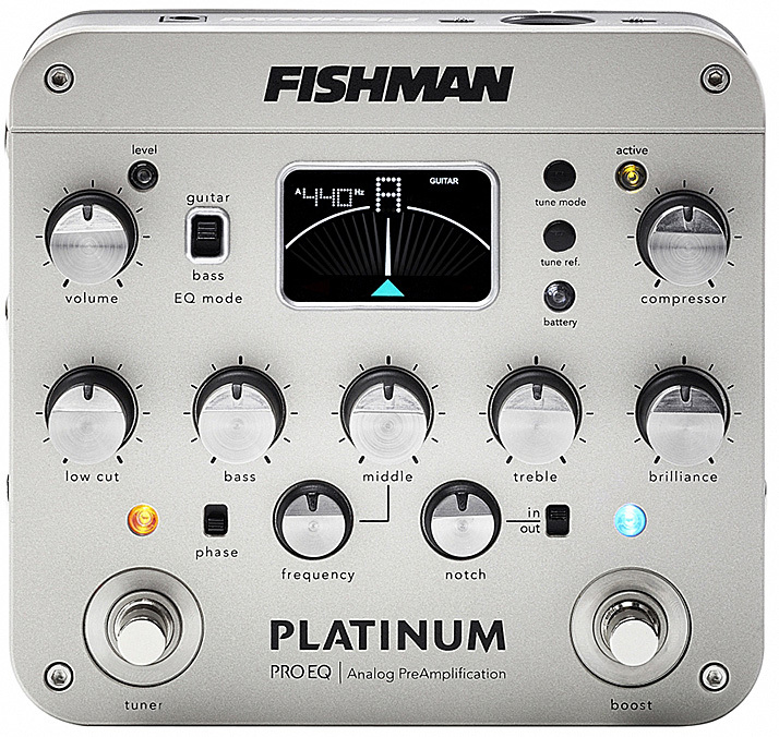Fishman Platinum Pro Eq/di Analog Preamp - Acoustic preamp - Main picture