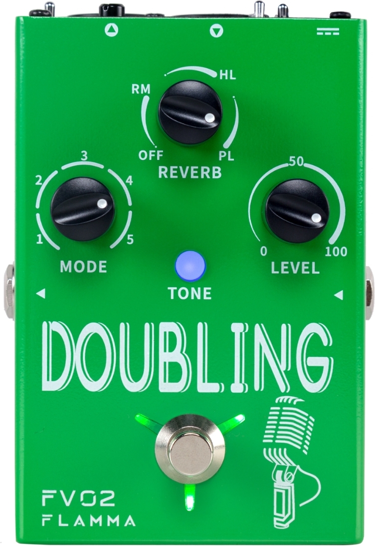 Flamma Fv02 Doubling Vocal Effect Pedal - Modulation, chorus, flanger, phaser & tremolo effect pedal - Main picture