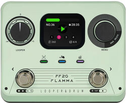 Looper effect pedal Flamma FF20 Looper & Drum Machine - Green