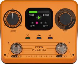 Looper effect pedal Flamma FF20 Looper & Drum Machine - Orange