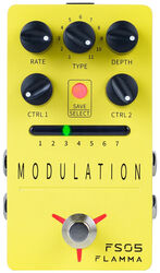 Modulation, chorus, flanger, phaser & tremolo effect pedal Flamma FS05 Modulation