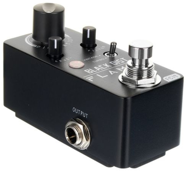 Flamma Fc19 Black Distortion - Overdrive, distortion & fuzz effect pedal - Variation 2