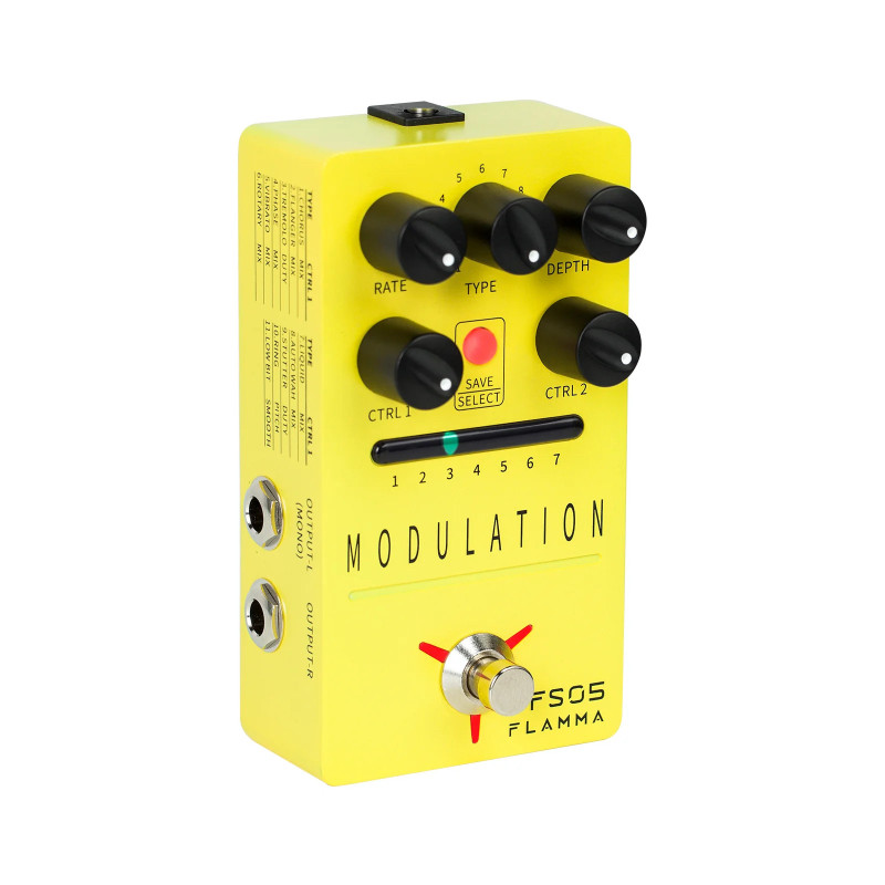 Flamma Fs05 Modulation - Modulation, chorus, flanger, phaser & tremolo effect pedal - Variation 1