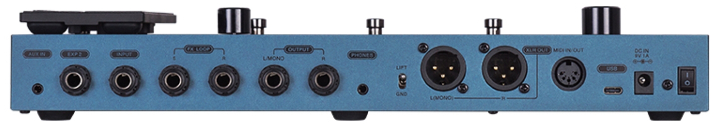 Flamma Fx200 Guitar Multi Effects Galaxy Blue - Multieffect for electric guitar - Variation 3