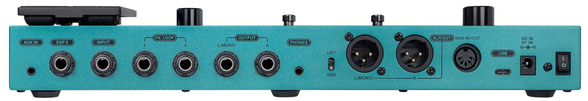 Flamma Fx200b (rechargeable Battery) Guitar Multi Effects Nebula Green - Multieffect for electric guitar - Variation 2