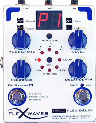 Flexwaves Fw-dlc Flex Delay - Reverb, delay & echo effect pedal - Main picture