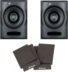 Active studio monitor Fluid audio Pack Paire de FX 80 + Mousses Isolantes  X-TONE xi 7001