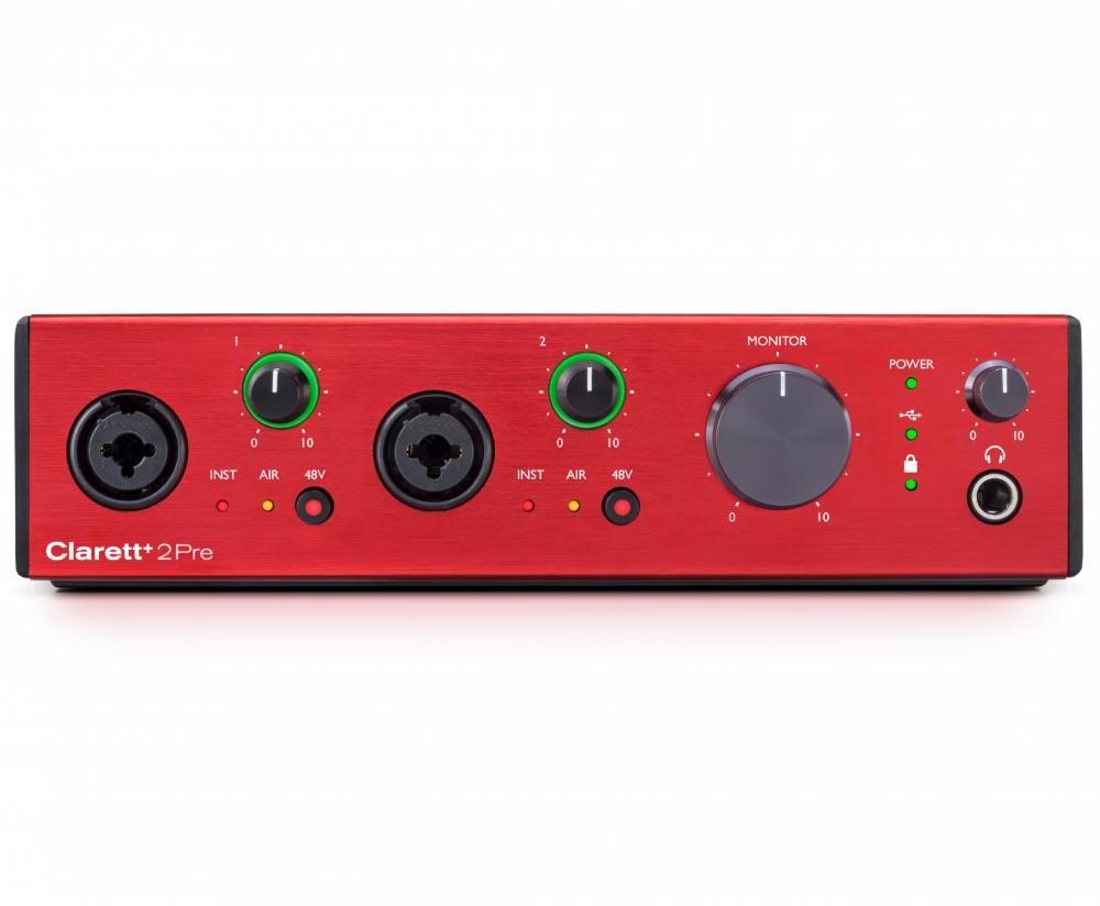 Usb audio interface Focusrite Clarett + 2 Pre