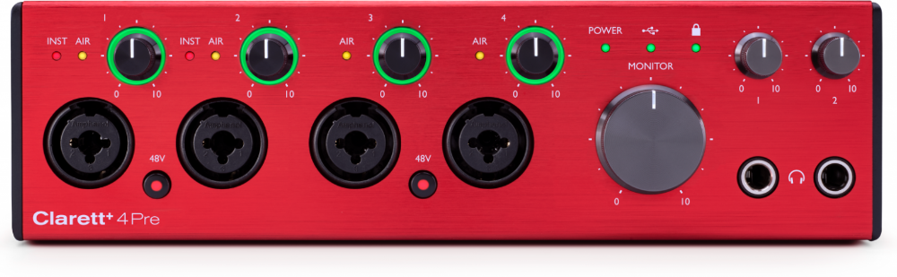 Focusrite Clarett + 4 Pre - USB audio interface - Main picture