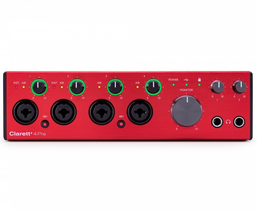 Usb audio interface Focusrite Clarett + 4 Pre