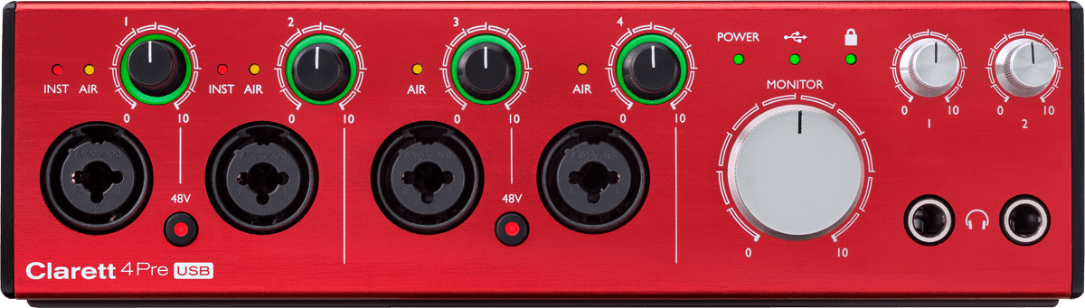 Focusrite Clarett 4pre Usb - USB audio interface - Main picture