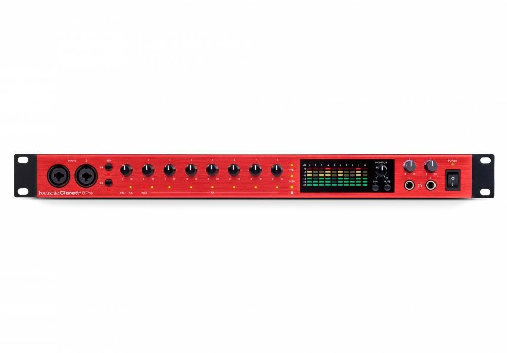 Usb audio interface Focusrite Clarett + 8 Pre